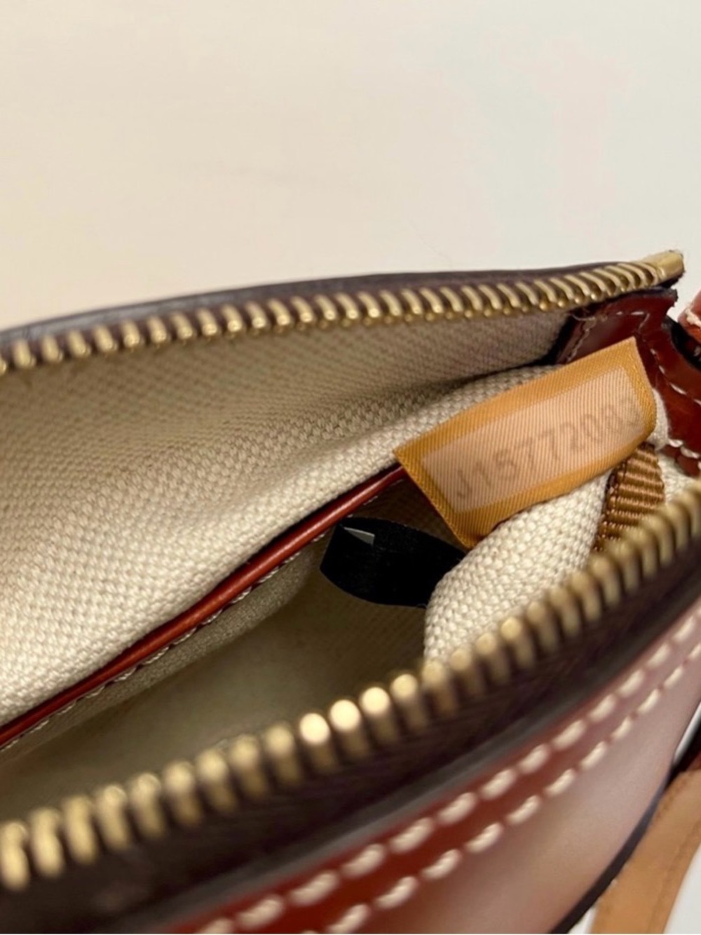 Dooney & Bourke Brown Crossbody Bag with Gold Hardware - Picture 6 of 6